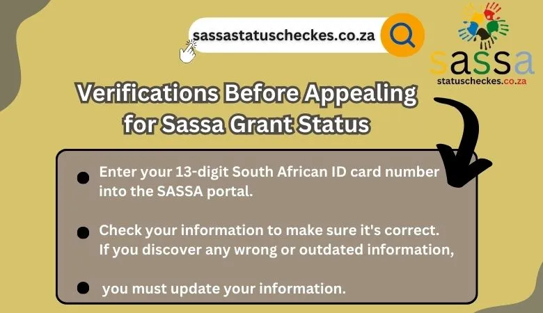 Verification Before Sassa Grant Status