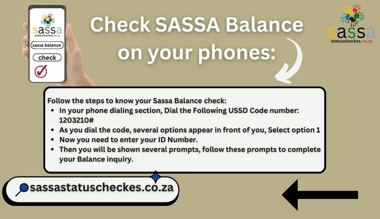 Check SASSA Balance for SRD r350 on your mobile