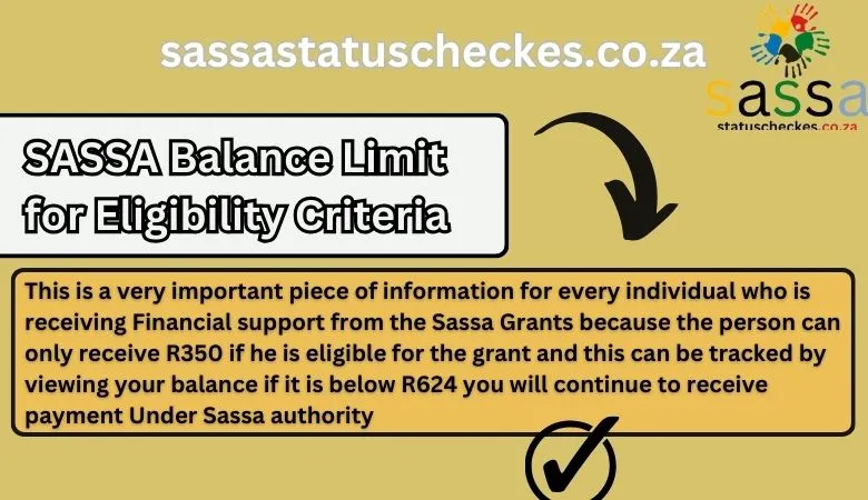 Sassa Balance limit for srd 350