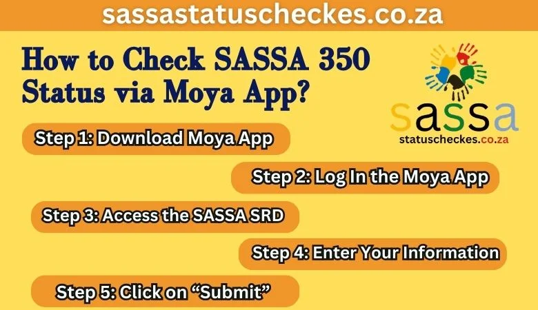 check sassa srd 350 status through moya app