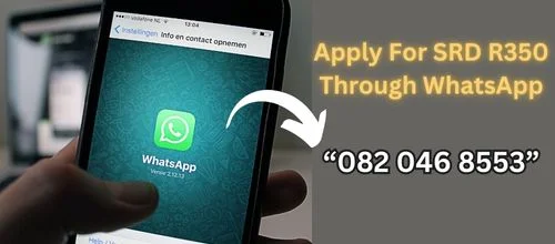 Apply For SRD R350 Through WhatsApp