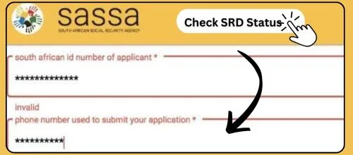 SASSA Status check through srd.sassa.gov.za website Online  